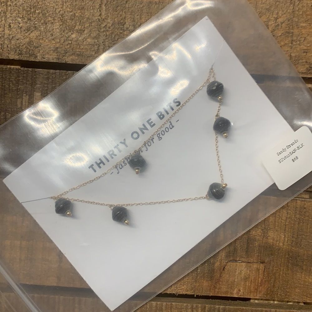 31 Bits NWT Sandy Strands Necklace - Picture 4 of 4